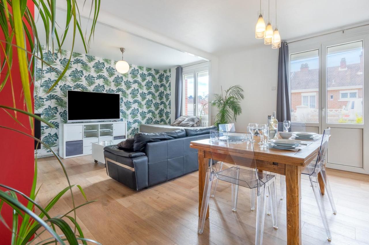 Maison Confortable, Terrasse Et Jardin A Amiens Eksteriør billede