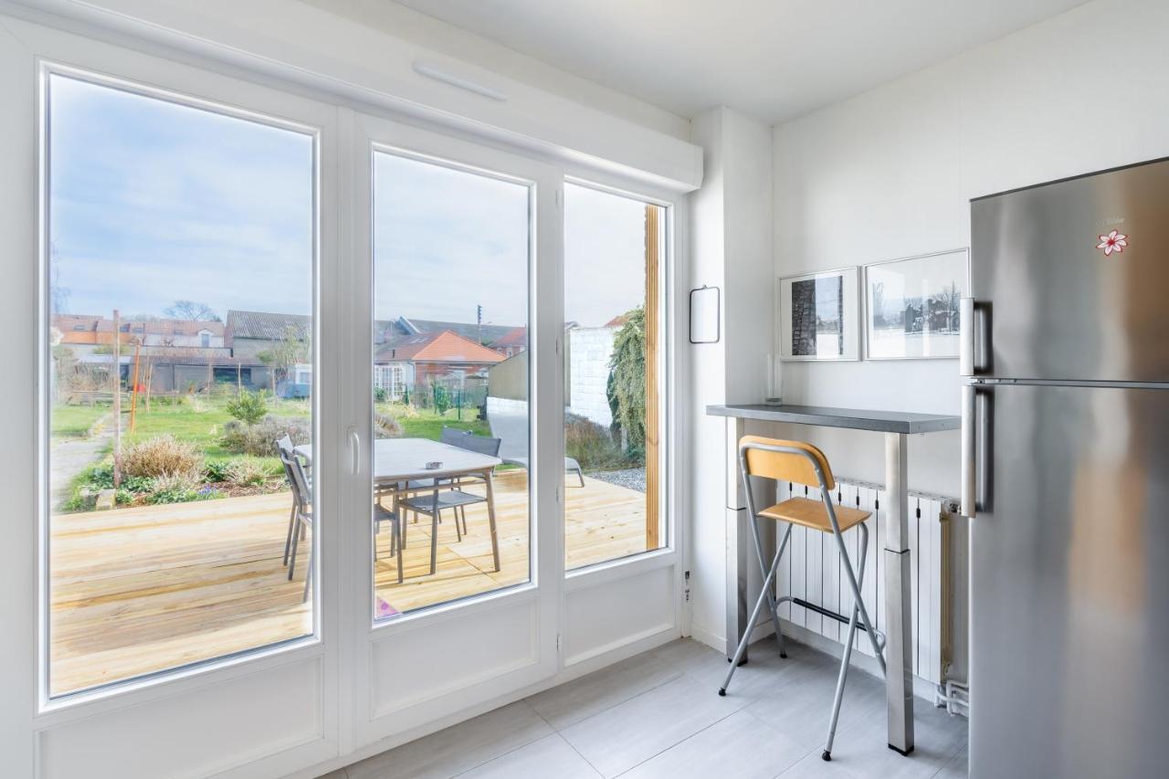 Maison Confortable, Terrasse Et Jardin A Amiens Eksteriør billede