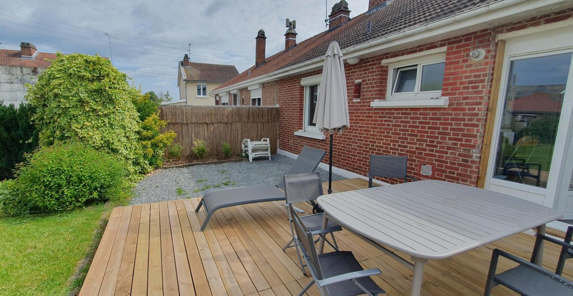 Maison Confortable, Terrasse Et Jardin A Amiens Eksteriør billede